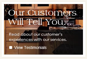 Hear what our customers say about Lake Hallie Cabinets